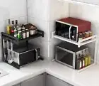 Microwave Shelf Stand Adjustable Kitchen Rack Organizer Au Stock