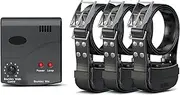 Wireless Electric Dog Fence System by PetControlHQ, Safe Electric Pet Containment System Including Adjustable Waterproof Rechargeable Dog Shock Collar with Receiver & Hidden Wire Fence (3 Collars)