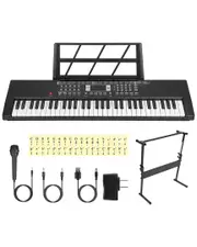 Fresh Fab Finds 61-Key Digital Keyboard Electric Piano & Mic