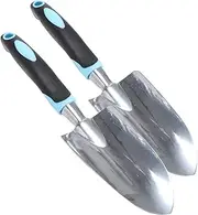 [2PCE] Garden Greens Heavy Duty Garden Trowel, Dig with Ease, Effortless Planting and Soil Cultivation