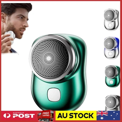 Mini-shave Portable Electric Shaver for Men Razor USB Rechargeable Home Travel,'