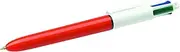 BIC - Refillable Ballpoint - Retractable Fine Point Four Ink Colours - Plastic Body - Set of 12