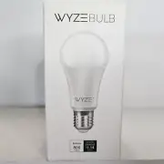 Qty. 3 Wyze Bulb White WiFi Smart Bulb 800 Lumens E26-Screw Voice Control New