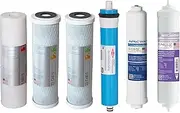 APEC FILTER-MAX-PH US MADE 90 GPD Complete Replacement Set for ULTIMATE Series Alkaline Reverse Osmosis Water Filter System