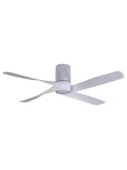 Riviera 132cm DC Fan with Light in White