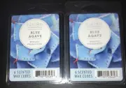 SCENTSATIONALS FUSION Scented Wax Melts BLUE AGAVE / 2 Packs / 2.5 Oz Each