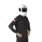 RaceQuip 111003RQP 111 Series 1-Layer Fire Suit Jacket, Black, M