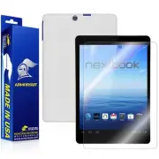 ArmorSuit Nextbook 8 7.85" Tablet Screen Protector + White Carbon Fiber USA