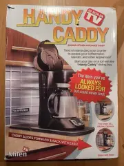 NEW Handy Caddy As Seen On TV Sliding Shelf Pull Out Tray In Box Coffee Kitchen
