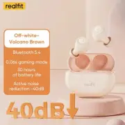 Realfit F4 Mini ANC EarbudsBluetooth Noise Cancelling WirelessHIFI Bass-PINK