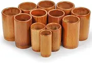 Cupping Set-Cupping| Cupping Therapy Sets Cupping Set Cupping-Chinese Cupping Therapy Set/Dehumidify/Bamboo Fire Cupping Jars with /10 Cups/12 Cups/14 Cups/16 Cups (Size : 12 Piece Set)