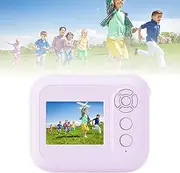 Instant Print Camera with Doodle Function, 48MP HD 6X Zoom Photo Printer, Creative Learning Children, Built-in MP3 & Games (Purple)