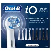 Oral-B iO Replacement Brush Heads, Deep Clean (9 Count)
