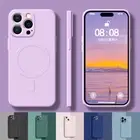 iPhone 16 Pro Max 15 14 13 12 Plus Case Magsafe Magnetic Hard Shockproof Cover