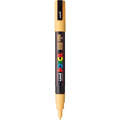 POSCA 3M Paint Marker Fine Bullet Tip Pen 0.9mm-1.3mm-Apricot - PC-3M-1H2RZ