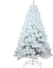 Artificial Christmas Tree Xmas White Tree Unlit Holiday Festive Home Decor-BEDW