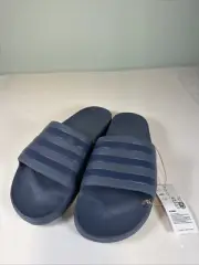 Adidas Men Adilette Aqua Dark Blue & Preloved Ink Slides IF0895 Sandals Size 13