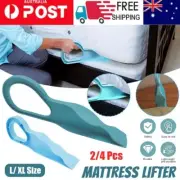 2/4PCS X-Large Ergonomic Mattress Lifter Wedge Elevator Bed Making Lifting Tools