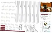 Under Cabinet LED Lights Kit Dimmable by AC in-Wall Dimmer. Plug or Direct