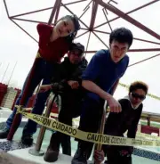 Nic Endo, Carl Crack and Alec Empire of Atari Teenage Riot Old Photo 1