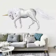 3D Beautiful Unicorn A02 Animal Wallpaper Mural Poster Wall Stickers Decal Zoe