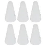 6Pcs Scissor Sheath, 2.9"x1.5" PU Leather Scissor Cover Protector, Gray White