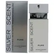 Silver Scent Pure Edt Spray by Jacques Bogart for Men - 100 Ml