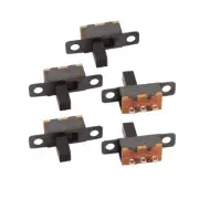 5Pack 2 Position 3P SPDT Toggle Slide Switch On-Off PCB for DIY Making Model