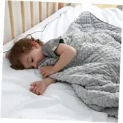 Weighted Blanket for Kids 5lbs 36"x48" Cotton Kids Blanket 36"x48" 5lbs Grey