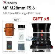 7artisans 28mm F5.6 Full Frame Wide Angle Lens for Leica M L/M Mount M10 Camera