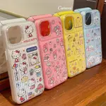 三麗鷗 2 合 1 可拆卸亞克力硬殼 IPHONE 14 PRO MAX 韓國可愛 SANRIO KITTY MELOD