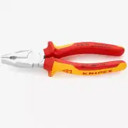 Knipex 7.5" Combination Pliers - Insulated