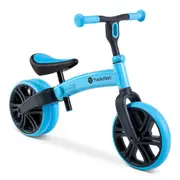Yvolution Velo Junior Balance Bike Kids/Children Ride On Push Toy Blue 18m+