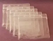 5 Zip Lock Record ID Card Holder Protector Waterproof