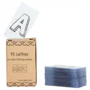 Opjet 011397 - 95 Letters & Symbols for Painting Luminous - 3.5x8.5cm