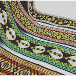&布料共和國& ~織帶特賣專區~(正)原住民藝術風 薄織帶 5公分寬 特價1碼 25元