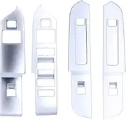 Window Switch Panel Trim Frame Decoration Fit Defender 2020 2021 RHD Car Interior (Chromeplate)