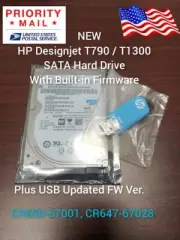 HP Designjet T790 / T1300 Formatter Hard Drive CR650-67001 CR647-67018 w/USB Upd