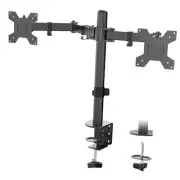 Dual Monitor Desk Mount, Dual Monitor Arm for 17-27 Inch 2 Computer Black