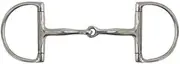 Showman Stainless Steel D-Ring Bit w/ 5" Broken Snaffle Mouth