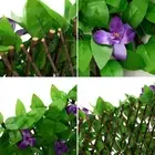 Expandable Fence Privacy Screen 16-79in Artificial Hedges Privacy Fences RoQdW