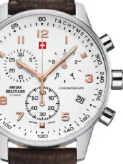 Swiss Military SM34012.11 Chronograph Mens Watch 41mm 5 ATM