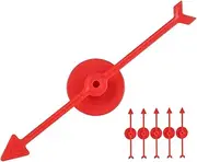 VICASKY 6pcs Rotating Plastic Pointer Plastic Game Arrows Rotating Arrow Game Pointer Board Game Arrow Party Game Props DIY Board Games Turntable DIY Accessory Plastic Arrow Plaything