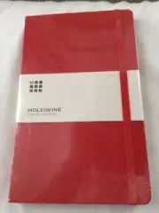 OMEGA WATCHES LOGO EXCLUSIVE RED MOLESKIN NOTEBOOK NEVER USED SEALED LTD EDITION