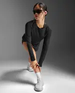 Aero Long Sleeve, 2XU, L, Black/Silver Reflective, Female