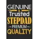 Genuine & trusted stepdad premium quality: Paperback Book With Prompts About What I Love About Dad/ Father’’s Day/ Birthday Gifts From Son/Daughter