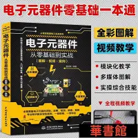 在飛比找Yahoo!奇摩拍賣優惠-現貨直出 電子元器件從零基礎到實戰圖解視頻案例 電子元器件一