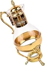 BIUDECO 1 Set Coffee Pot Teapot with Glass Design Reusable Coffee Kettle for Home Use Includes Cups and Tray Friends