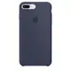 Apple 原廠 iPhone 8 Plus / 7 Plus Silicone Case 矽膠保護殼-午夜藍色(台灣公司貨)