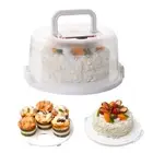 Cake Box Storage Container Stand for Cupcakes Cake Carrier with Lid Cupcakes